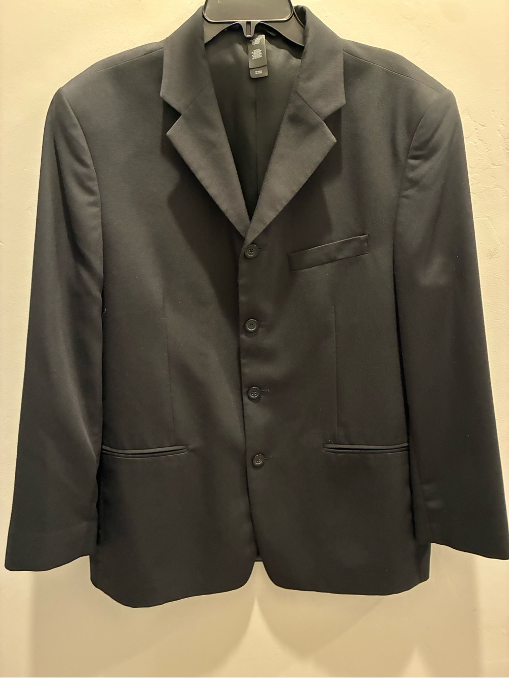 Claiborne Men's Black Single-Breasted Dress Blazer